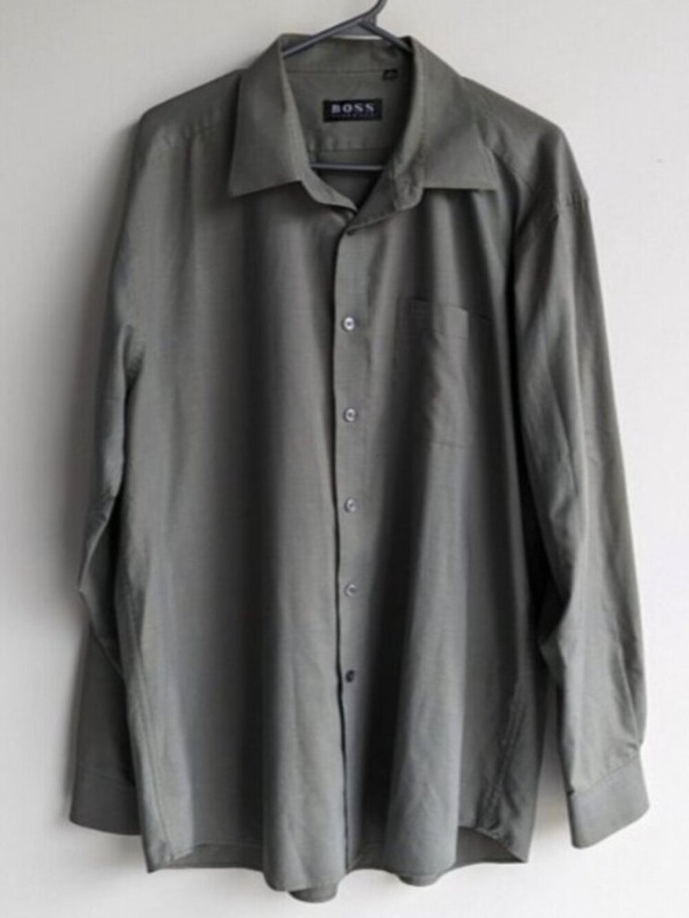 Hugo Boss button down dress shirt - green
